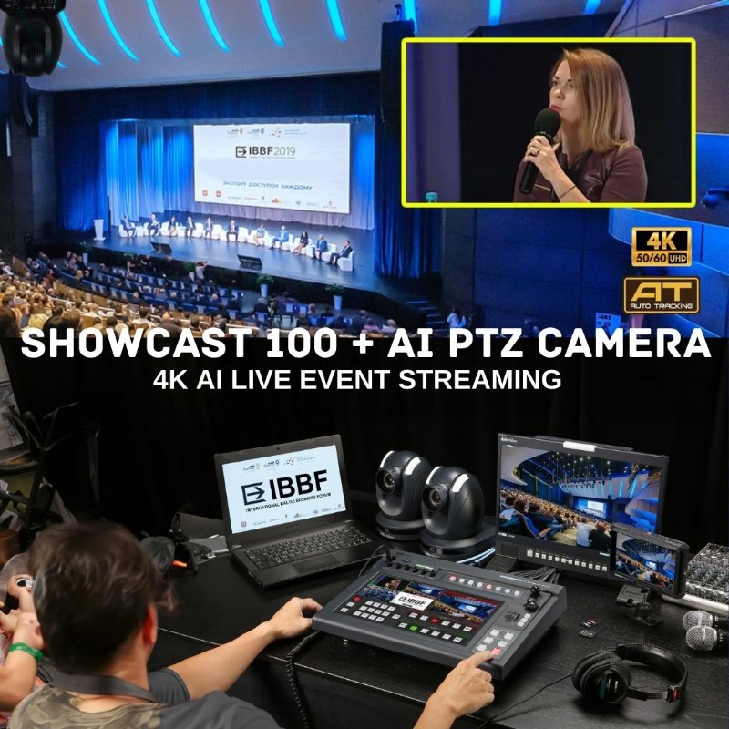 SHOWCAST 100 + AI PTZ CAMERA